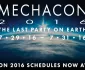 MechaCon 2016 Schedules now available!